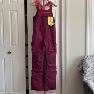 Girls Size Large Pink All In Motion Snow Pants. NWT.